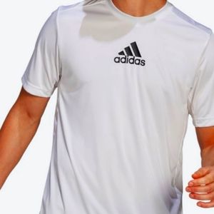 "NEW" DESIGNED 2 MOVE SPORT 3 STRIPES TEE 2XL *NWT*